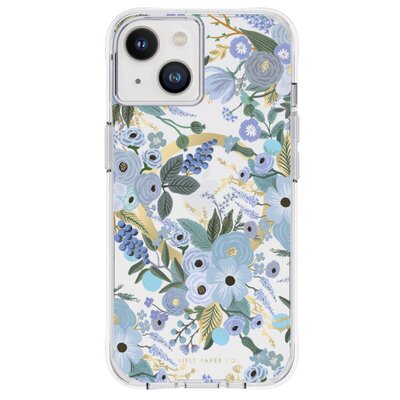 Rifle Paper Clear MagSafe - Etui iPhone 14 (Garden Party Blue)