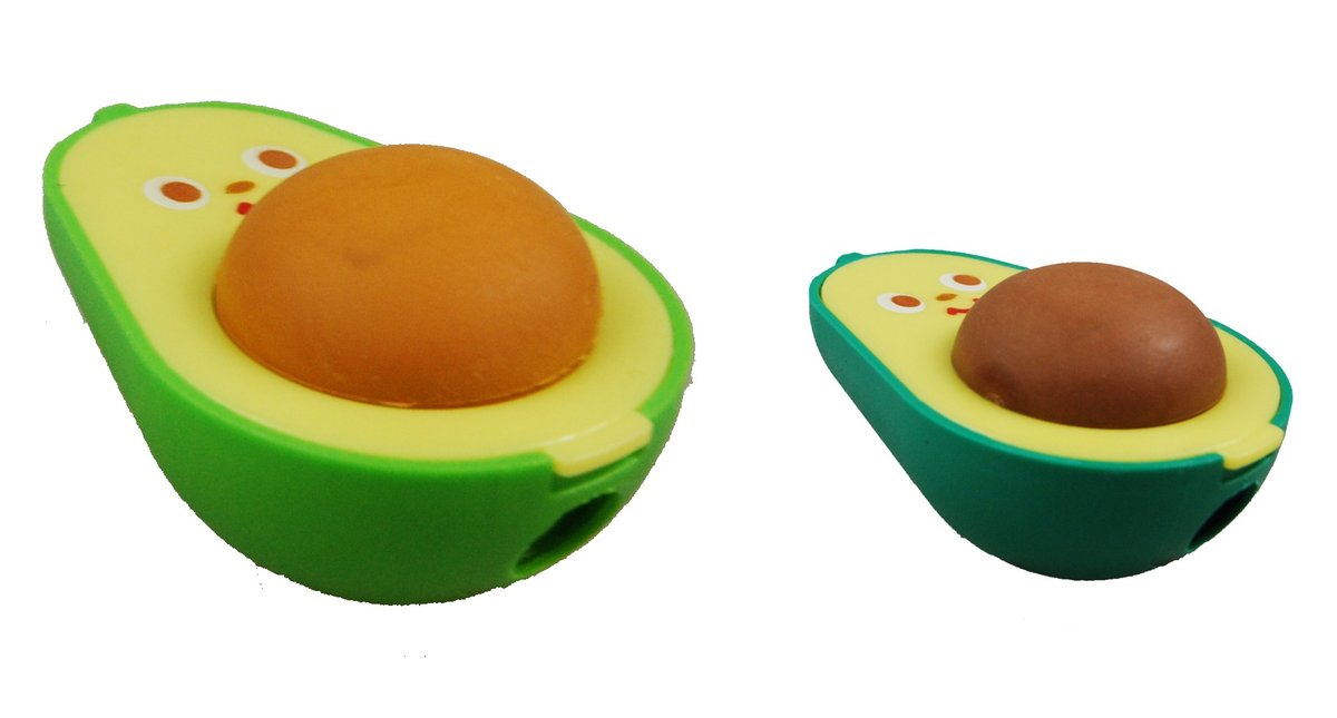 Gumko temperówka pojedyńcza z pojemnikiem Avocado Tochain