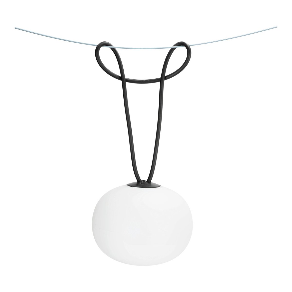 Ogrodowa lampa wisząca LED VENEZIA H 1,5W ładowanie USB bezprzewodowa 23cm