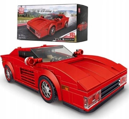 FERRARI TESTAROSSA Speed champions kolekcjonerski zestaw klocków MOULD KING