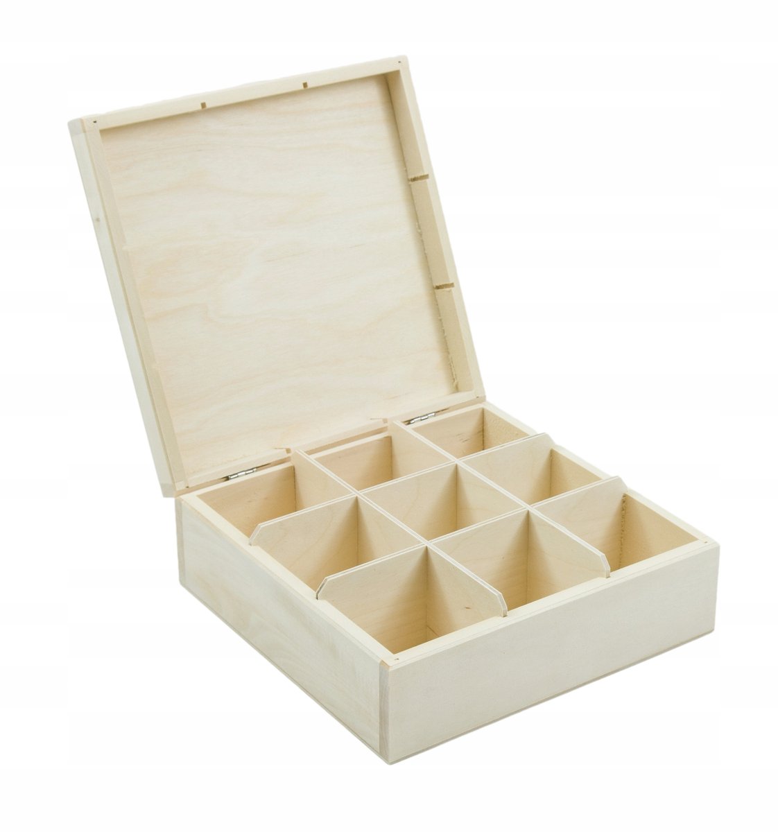 Pudełko pojemnik na herbatę - 9 przegród