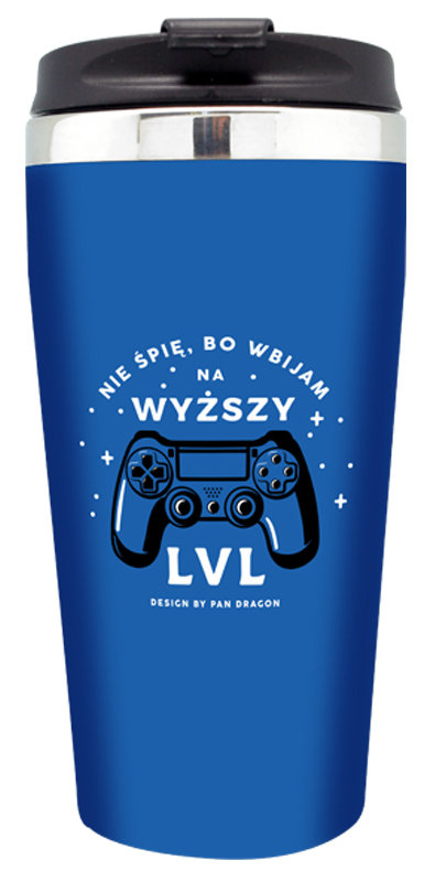 Kubek Termiczny Dla Gracza Gamingowy Wyższy Level Game