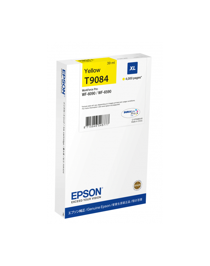 EPSON WF-6xxx Ink Cartridge Yellow XL C13T90844N