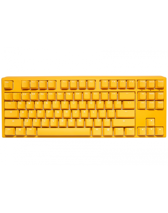 Klawiatura gamingowa Ducky One 3 Yellow TKL, RGB LED - MX-Brown US