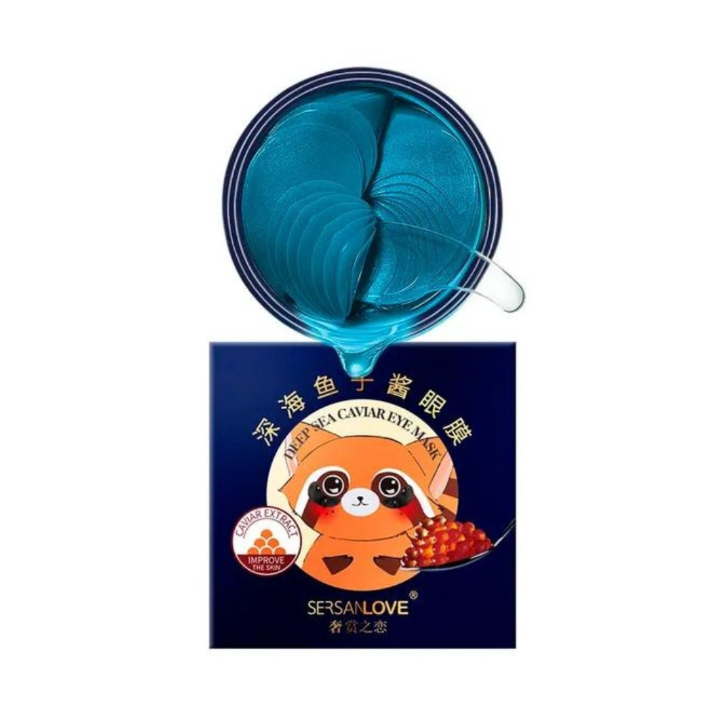 SERSANLOVE Eye Gel Mask Hydrożelowe Płatki Pod Oczy Deep Sea Caviar 60szt.