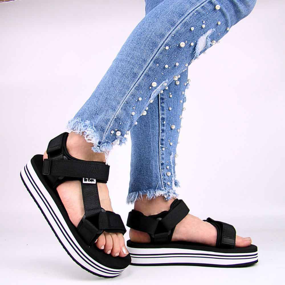 Lee Cooper LCW-24-05-2753 damskie sandały sportowe na platformie