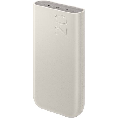 Samsung Power bank battery Pack 45W, 3x USB-C, PD, 20 000 mAh, beżowy