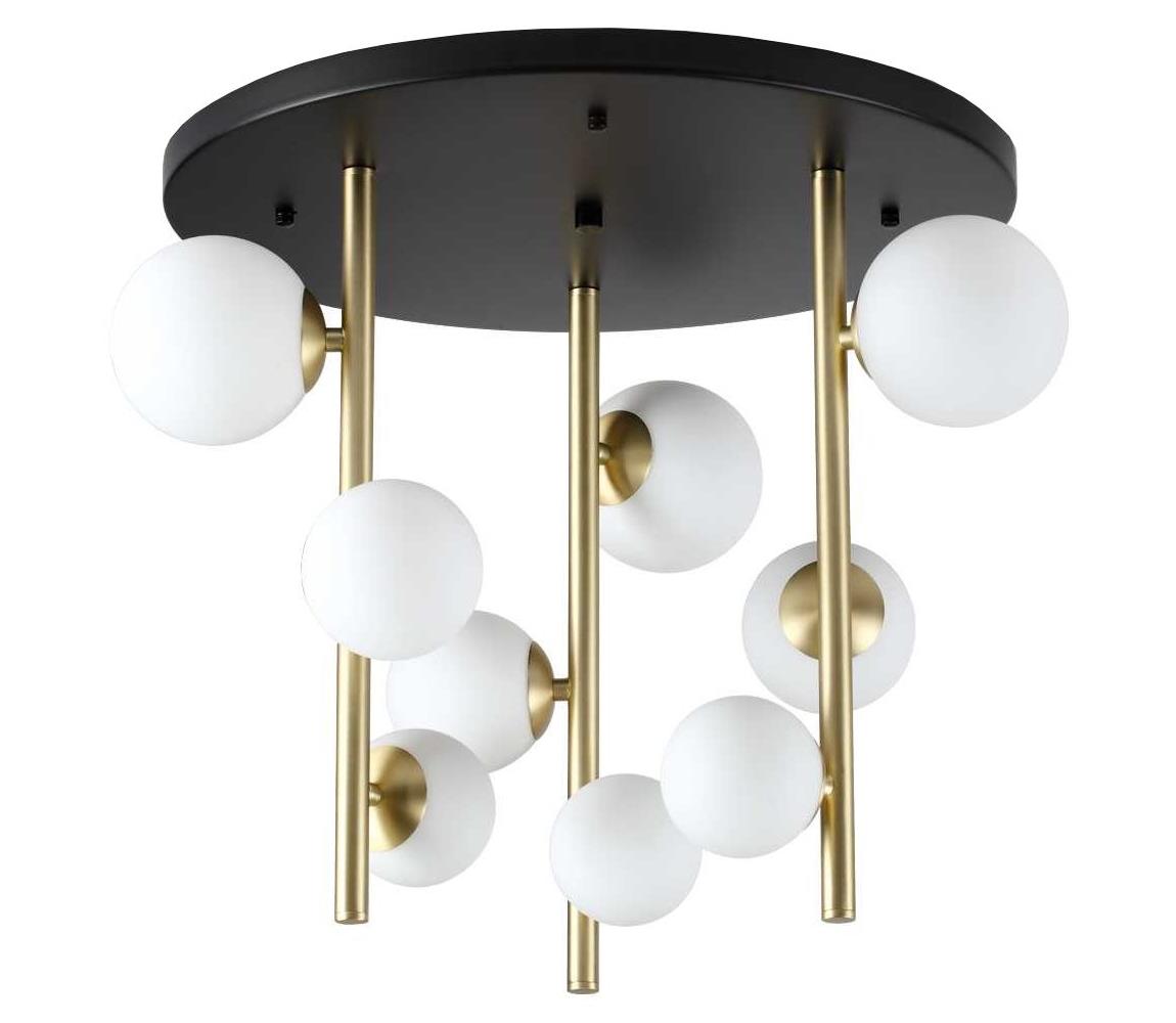 Ideal Lux - LED Żyrandol PERLAGE 9xG9/3W/230V złoty