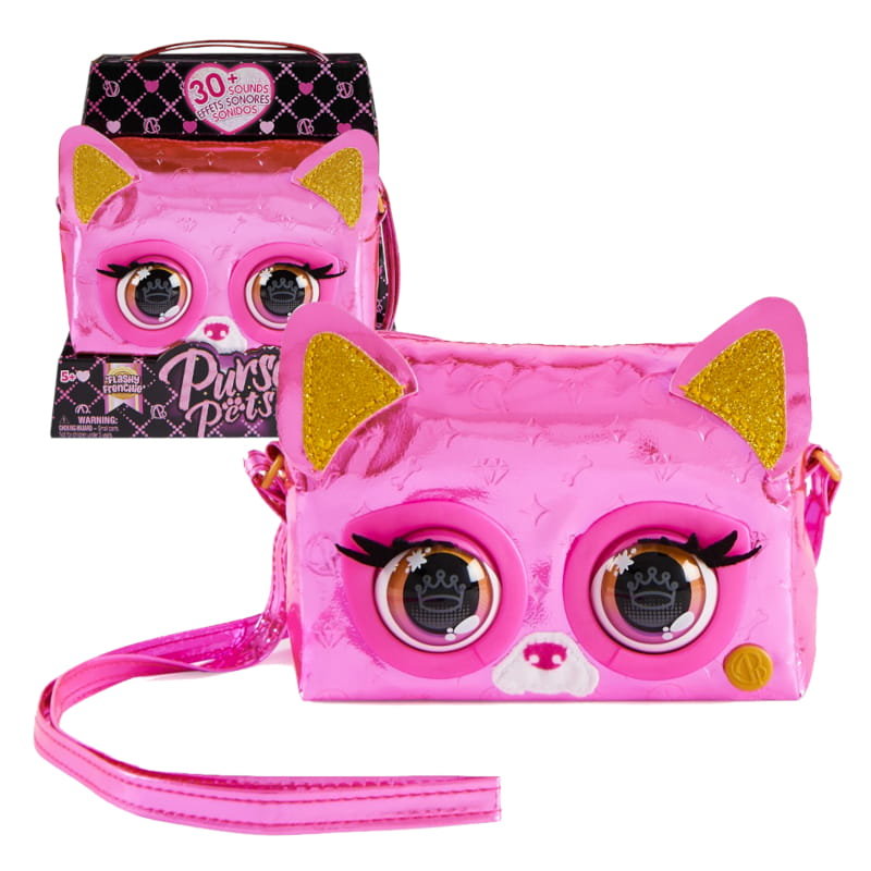 Purse Pets Flashy Frenchie Piesek Interaktywna Torebka Z Oczami I Dźwiękami 5+