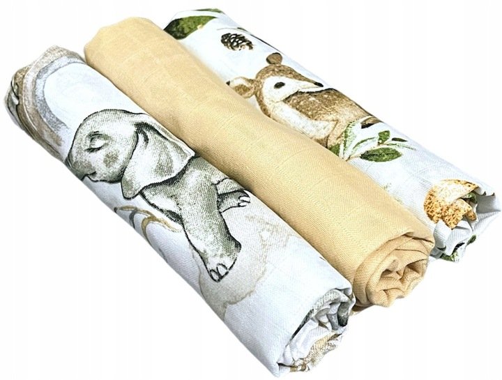 PIELUCHY PIELUSZKI MUŚLINOWE PREMIUM 3 SZT 60x75cm UNI 1