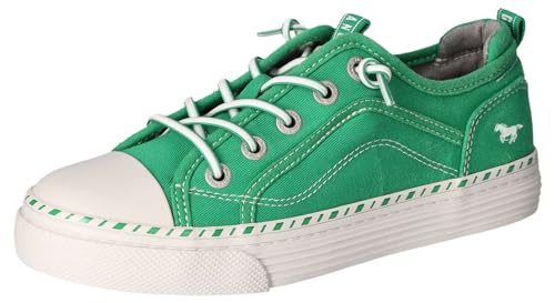 MUSTANG Dziewczęce 5070-303 sneakersy, zielony, 35 EU
