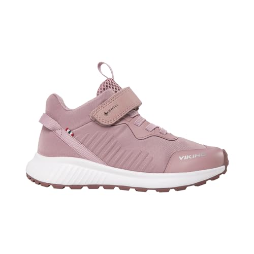 Viking Unisex dziecięce buty Aery Tau Mid GTX 1 V do chodzenia, Dusty Pink Antique Rose, 28 EU Schmal