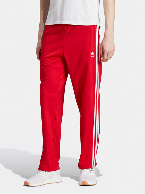 adidas Spodnie dresowe adicolor Classics Firebird IJ7057 Czerwony Regular Fit