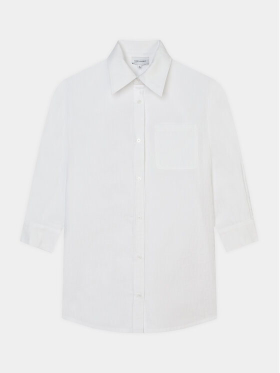 The Marc Jacobs Sukienka koszulowa W60175 S Biały Regular Fit