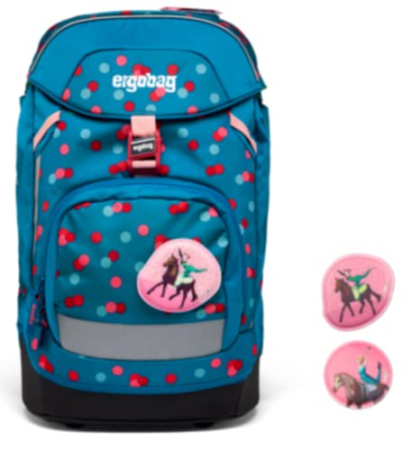 ergobag Prime Bearlegance Plecak, Młodzież Unisex, Wielobarwny (Wielobarwny), Jeden rozmiar