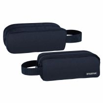 Starpak Piórnik saszetka 2 zamki Navy blue