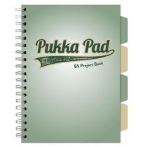 Kołozeszyt Pukka Pad B5 Project Book Sage kratka