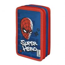 Cass film Piórnik potrójny z wyposażeniem Spider-Man