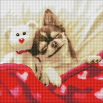 Ideyka Diamentowa mozaika - Śpiąca Królewna 40x40cm