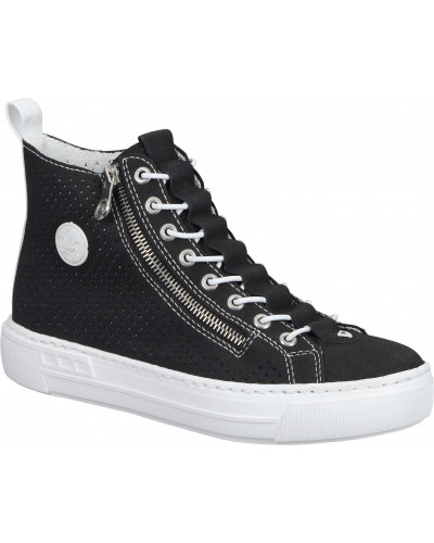 TRAMPKI RIEKER - 990443-01 CZARNY - Rieker