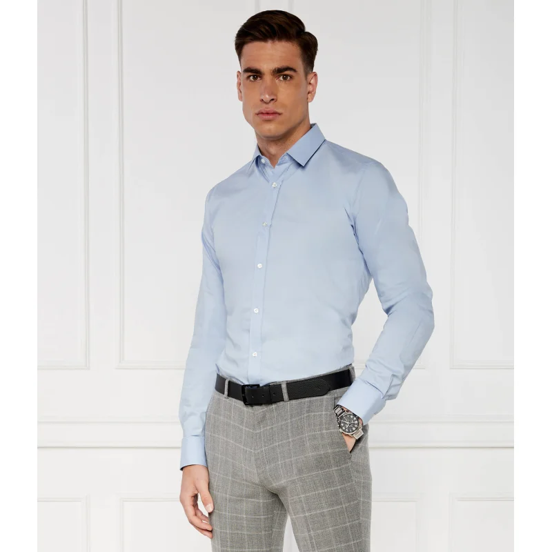 HUGO Koszula Elisha02 102 | Extra slim fit | stretch