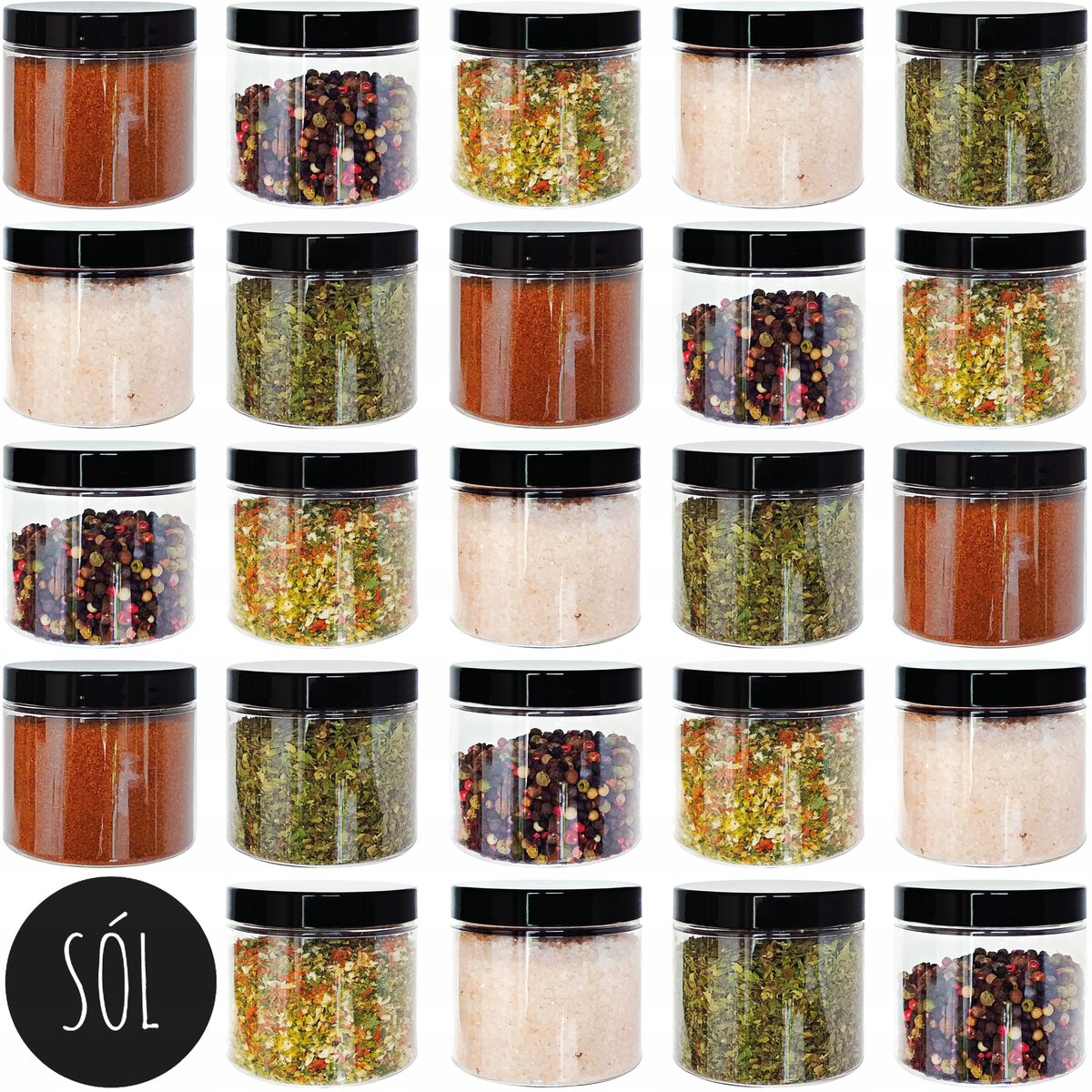 200 ml 24szt. słoik słoiczek POJEMNIK na przyprawy