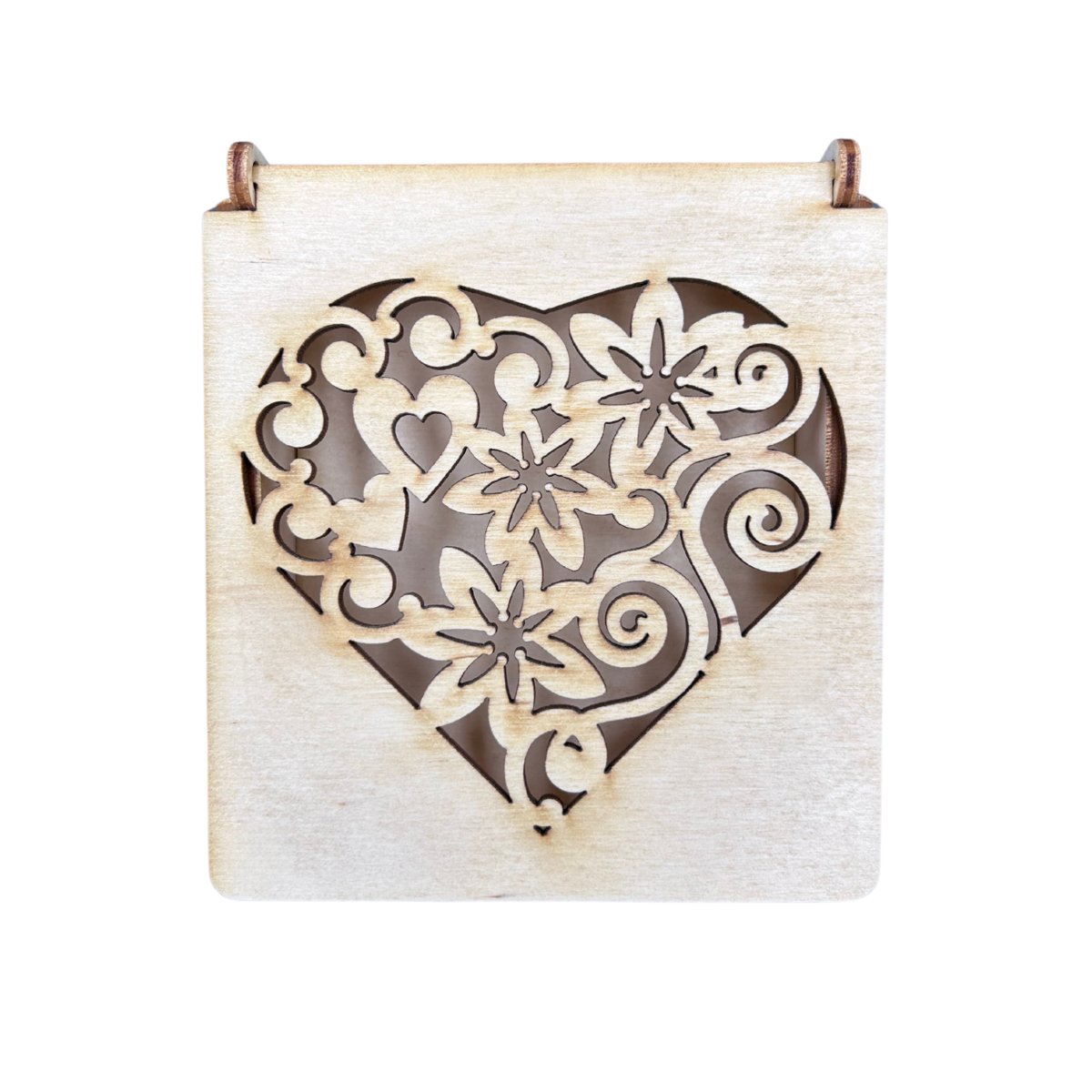 Pudełko Drewniane Decoupage Szkatułka Ażurowa ze Sklejki na Prezent