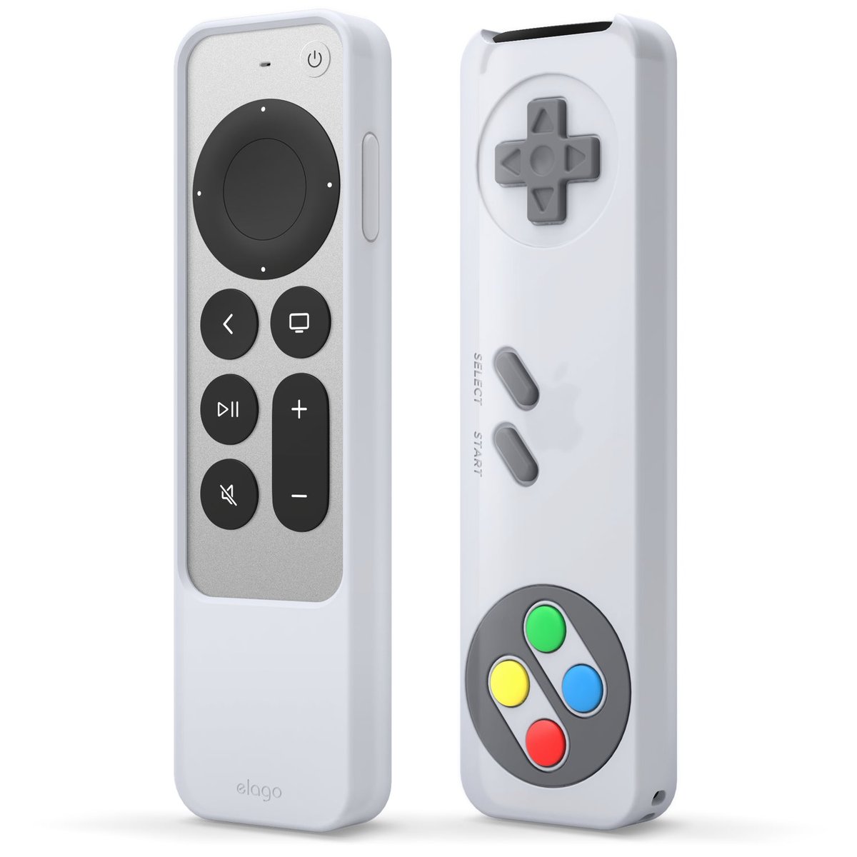 ELAGO Etui na Pilota Apple TV Siri Remote R4 Retro, Light Gray