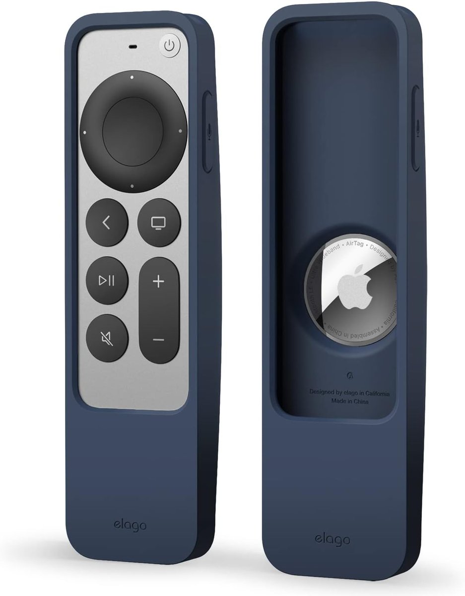 ELAGO Etui na Pilota Apple TV Siri Remote i AirTag R5, Jean Indigo