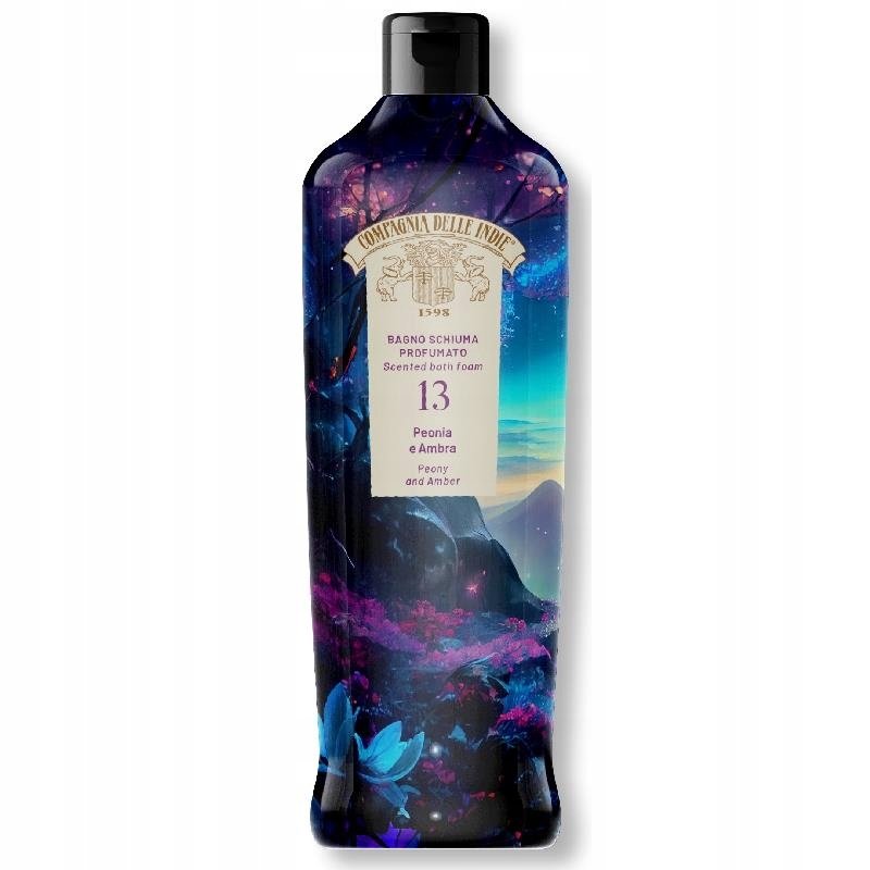 Compagnia Delle Indie 13, Piwonia Ambra, Perfumowany Płyn do Kąpieli, 500ml
