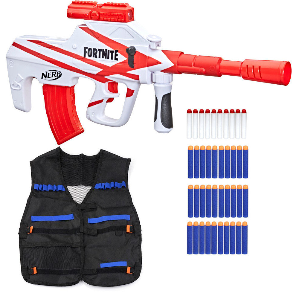 Nerf Fortnite Snajperka B-AR AUG + Kamizelka + 30 strzałek