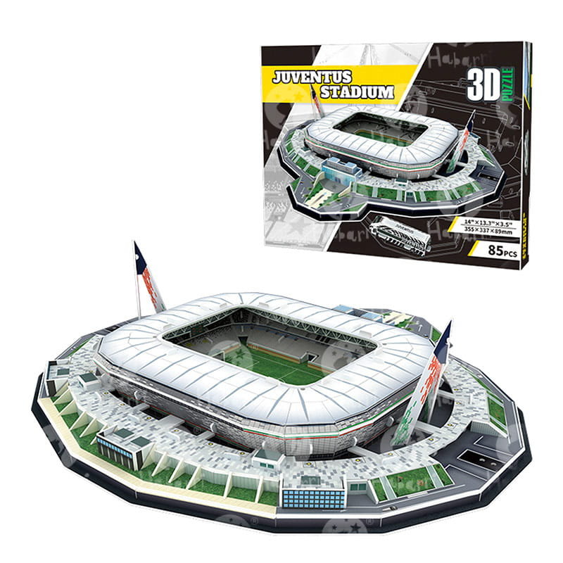 Stadion piłkarski - ALLIANZ JUVENTUS - FC Juventus - Puzzle 3D 85 elementów