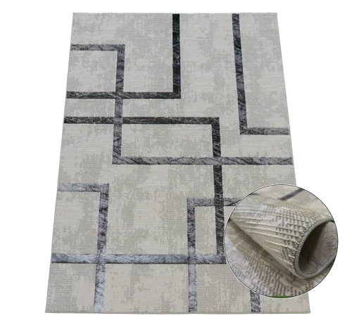 NOWOCZESNY DYWAN ESPRIT 140x190 GREY 3609