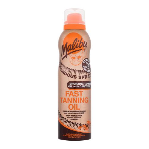 Malibu Continuous Spray Fast Tannin Oil With Carotene preparat do opalania ciała 175 ml unisex