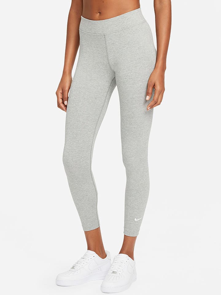 Nike Legginsy w kolorze szarym