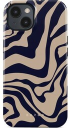 Burga Etui Vigilant Tough MagSafe do iPhone 15, beżowo-granatowe