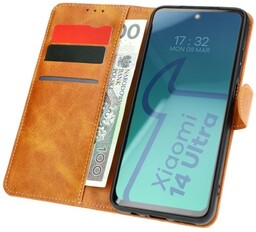 Bizon Etui Case Pocket do Xiaomi 14 Ultra, brązowe