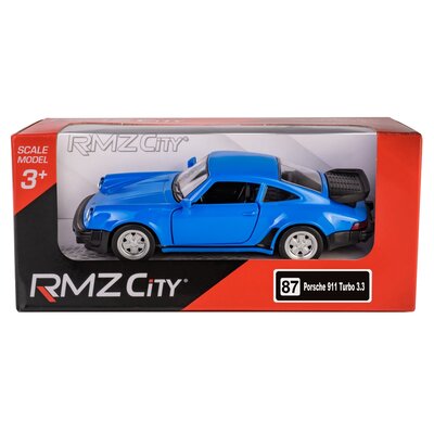 RMZ City Porsche 930 Turbo (1975-1989) niebieski w skali 1:32 Daffi