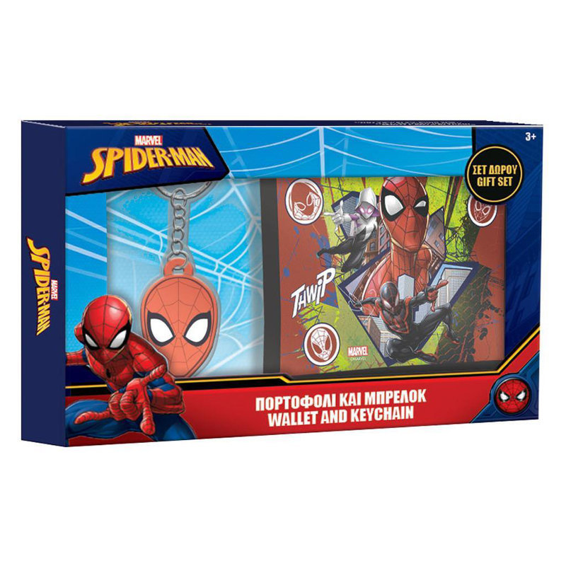 Diakakis portfel z breloczkiem Spiderman