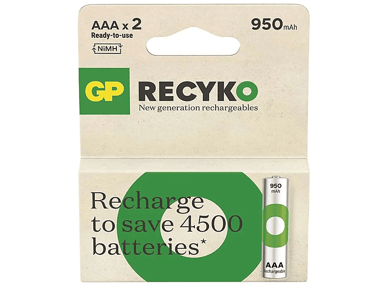 y GP ReCyko AAA 950mAh 2 szt.