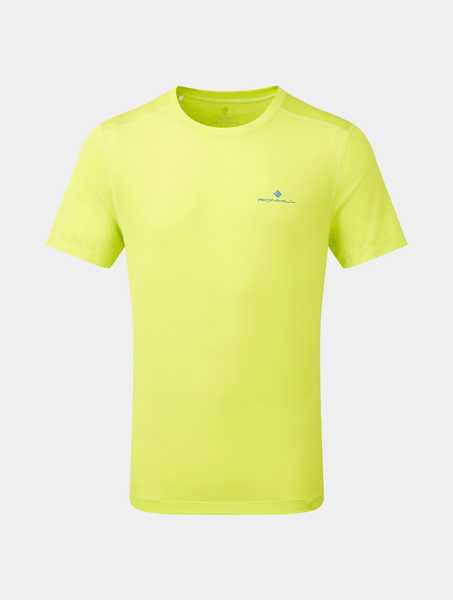RONHILL Koszulka biegowa męska TECH SS TEE citrus/azurite