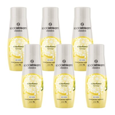 Syrop SODASTREAM Kwiat bzu 6 x 440 ml