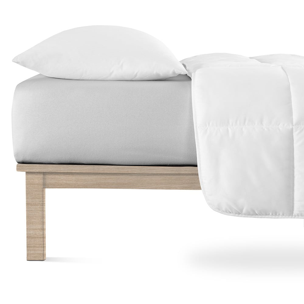 Jasnoszare dżersejowe prześcieradło z gumką 160x200 cm Boxspring – Andrea Simone