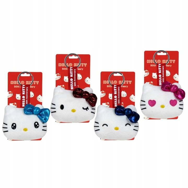 Brelok Hello Kitty Zawieszka Kotek 7Cm Pluszowa 50Th
