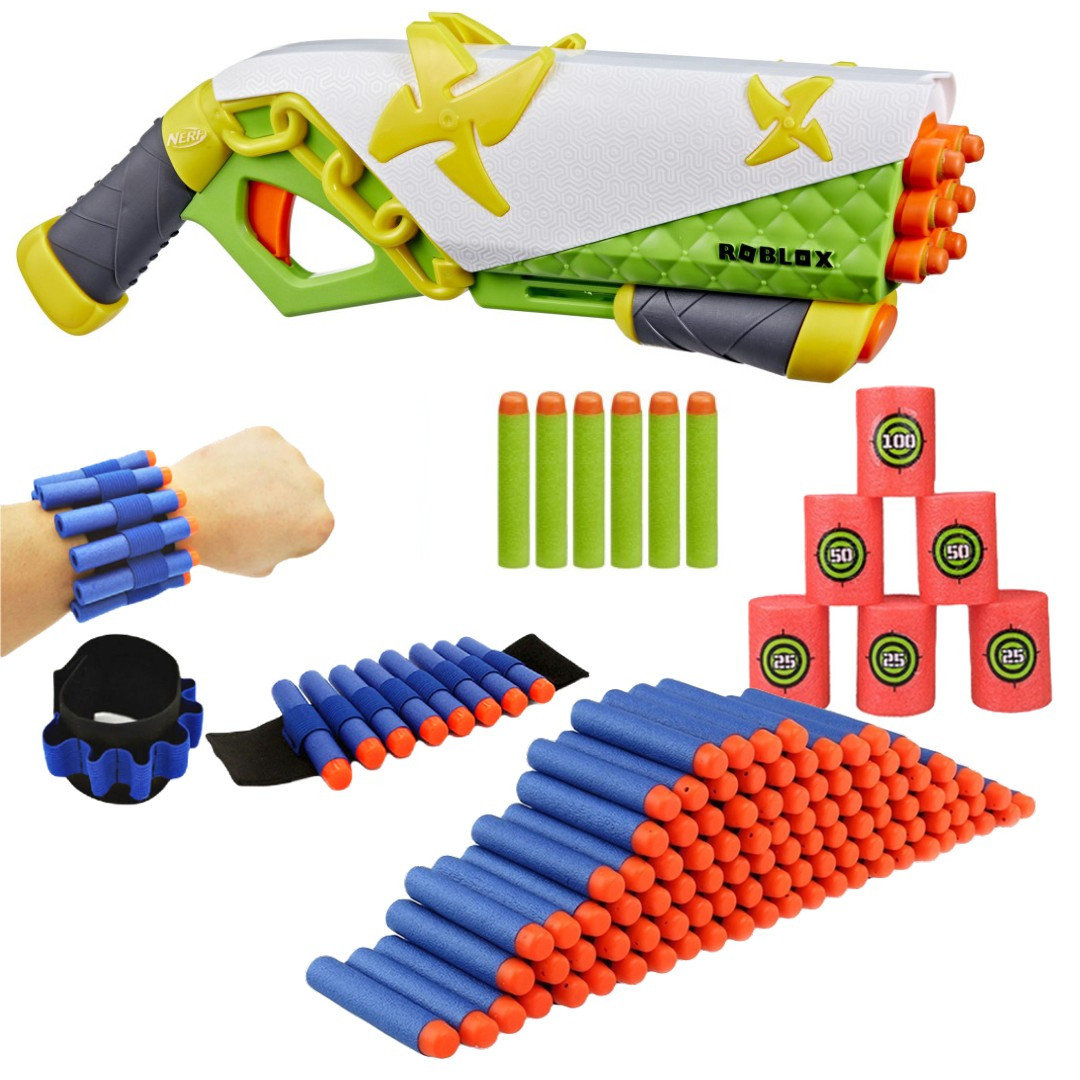 Nerf Roblox Ninja Legends Shadow Sensei F5485 + 50 strzałek + cele + opaska