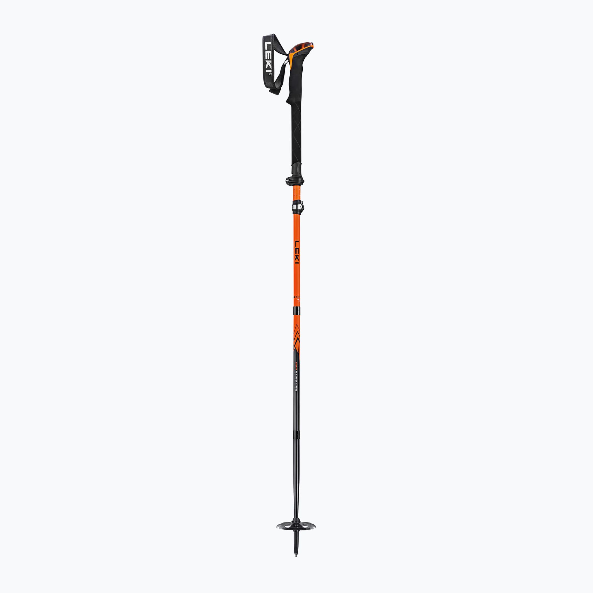 Kije trekkingowe LEKI Sherpa FX Carbon Strong orange/denimblue