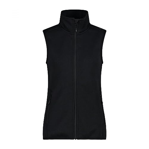 CMP - Damska kamizelka z dzianiny Knit-Tech, Czarno-Tytan, 52