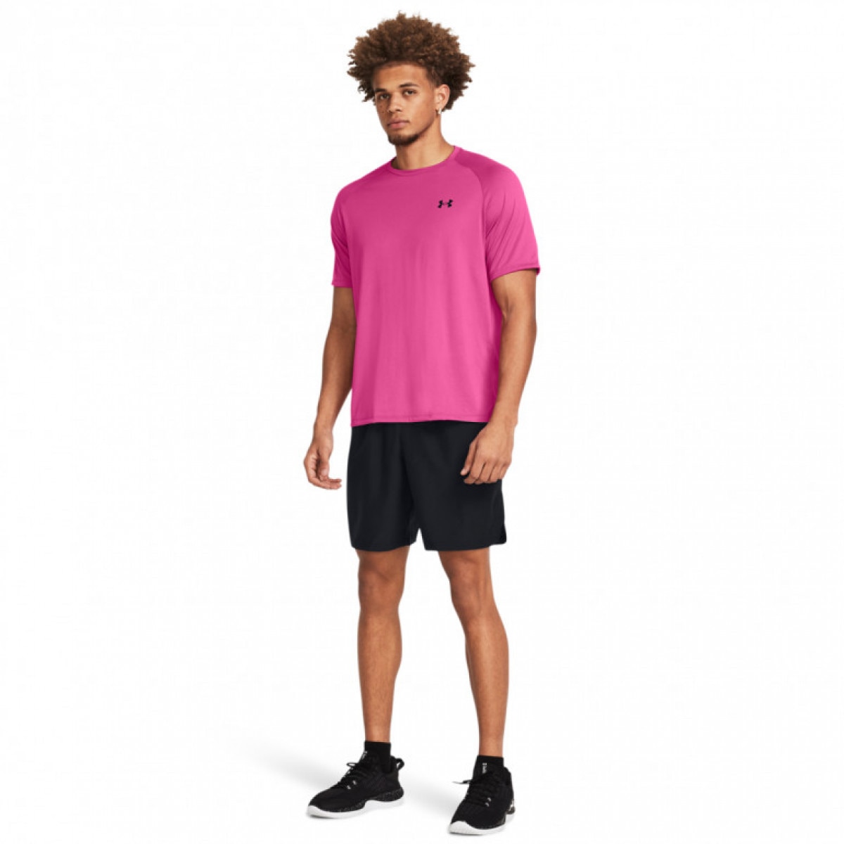 Męskie spodenki treningowe Under Armour UA Woven Wdmk Shorts - czarne - UNDER ARMOUR