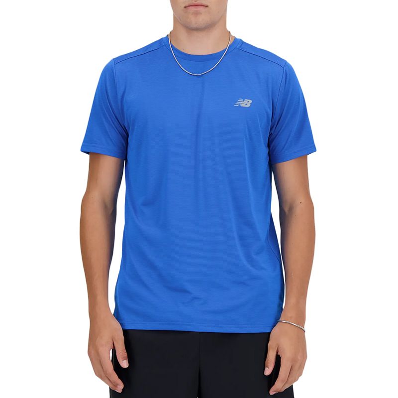 Koszulka New Balance MT41222BUL - granatowa
