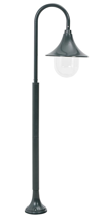 Zielona lampa ogrodowa stojąca słupek - A464 Dizer